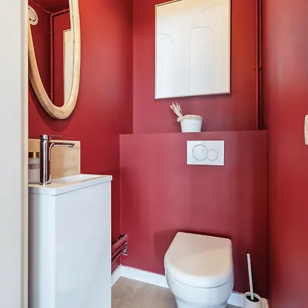 شقة Renting - Fleurs - Luxury Terrace Quiet Private Parking نيس